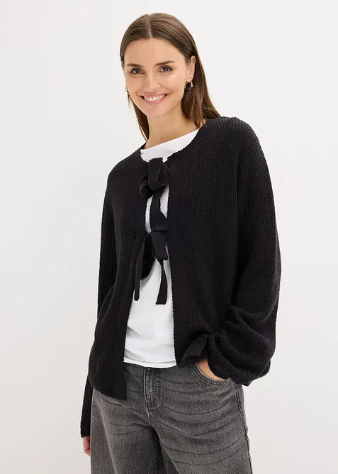 Strickjacke aus Baumwoll-Mix, bonprix