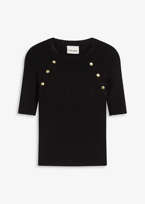 Feinstrickpullover aus softem Viskose-Mix, bonprix