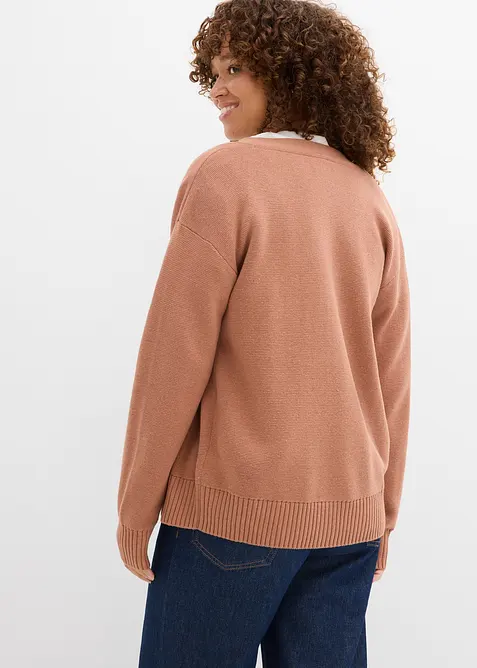 Milano Rib-Feinstrickjacke, bonprix