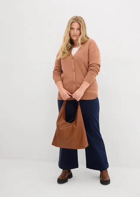 Milano Rib-Feinstrickjacke, bonprix