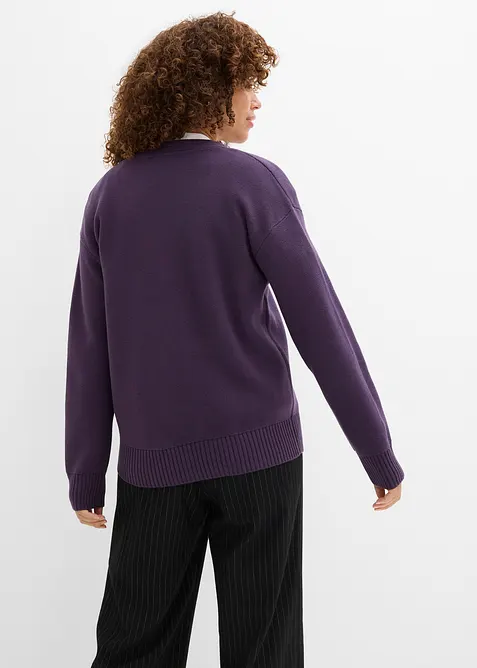 Milano Rib-Feinstrickjacke, bonprix