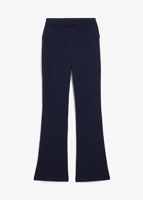 Schlaghose aus Bio-Baumwolle mit Stretch, bonprix