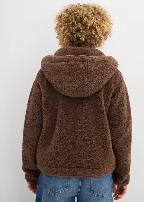 Teddy-Fleece Jacke, bonprix
