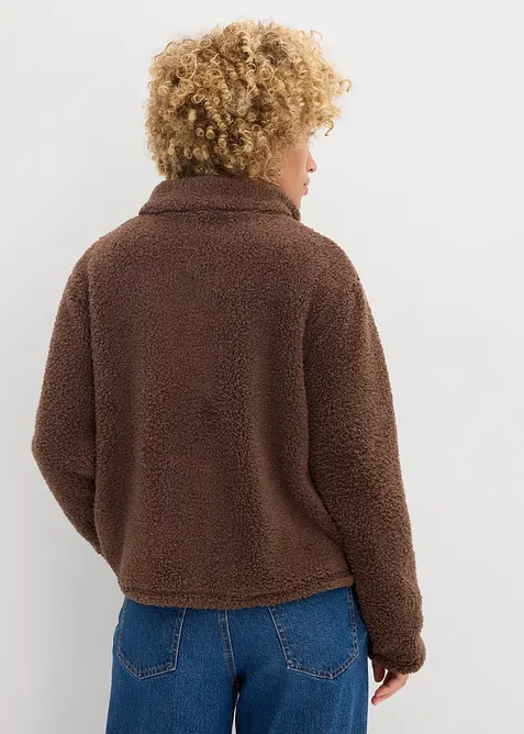 Teddy-Fleece Jacke, bonprix