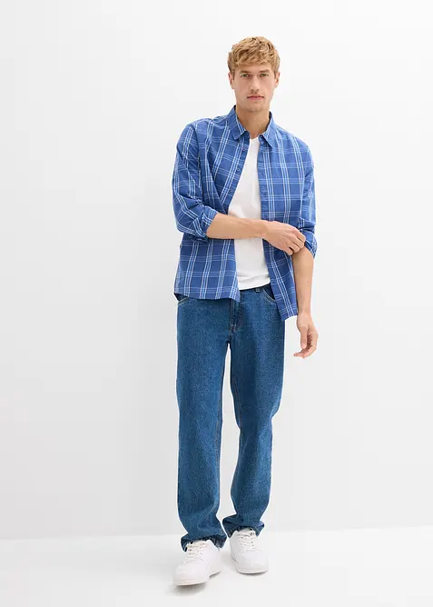 Chemise manches longues 100% coton, bonprix