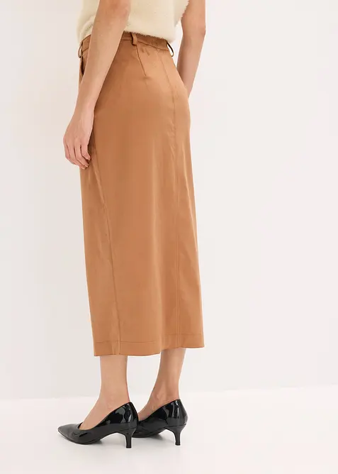 Jupe crayon en suédine, bonprix