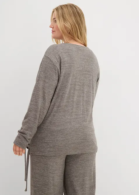 Wickelcardigan in Strickoptik, bonprix