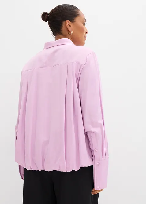 Chemisier en satin de viscose mélangée, bonprix