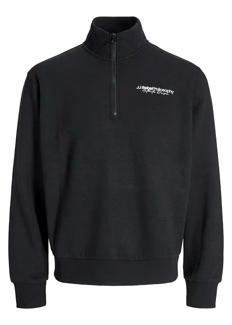 Sweat-shirt à col zippé JJ REBEL, J&J Rebel