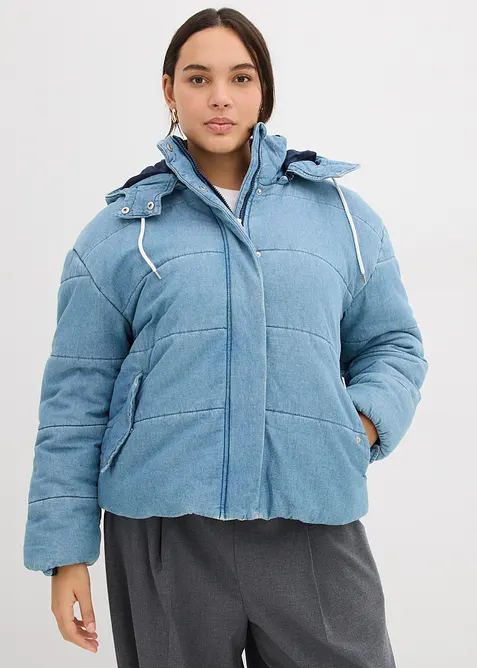 Steppjacke aus Denim, bonprix
