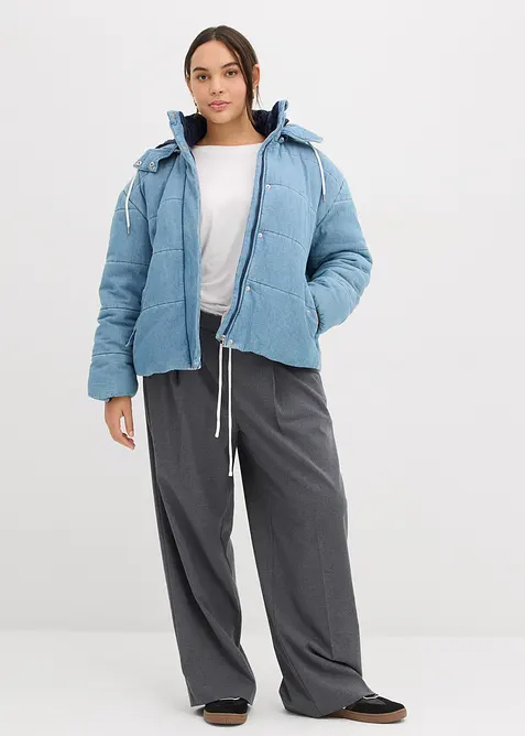 Steppjacke aus Denim, bonprix