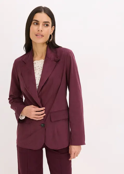 Blazer en suédine, bonprix