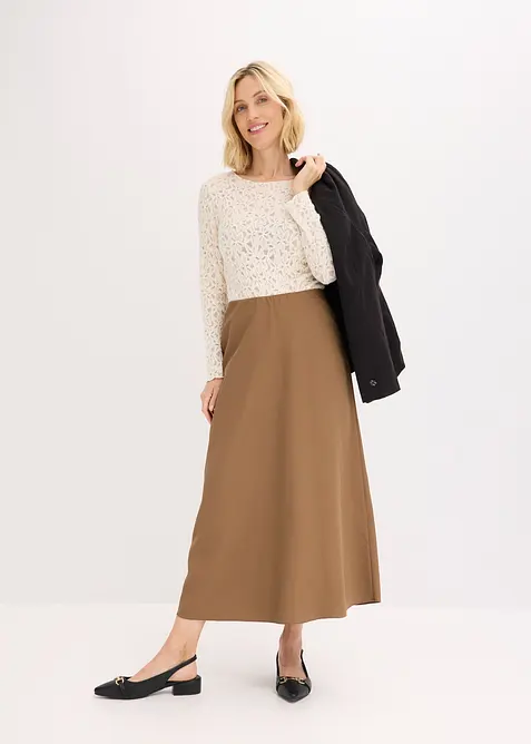 Maxirock mit Struktur, bonprix