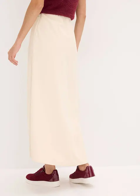 Jupe longue texturée, bonprix