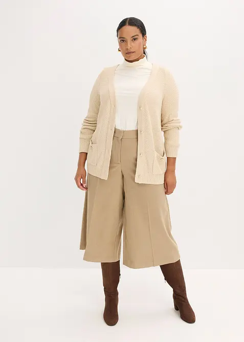 Jupe-culotte motif chevrons, bonprix