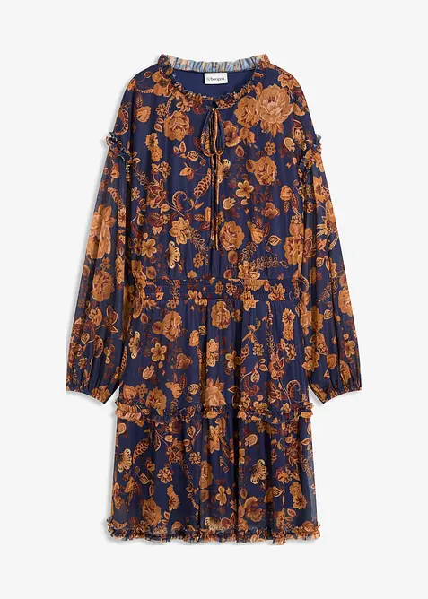 Robe-tunique en mesh doux, bonprix