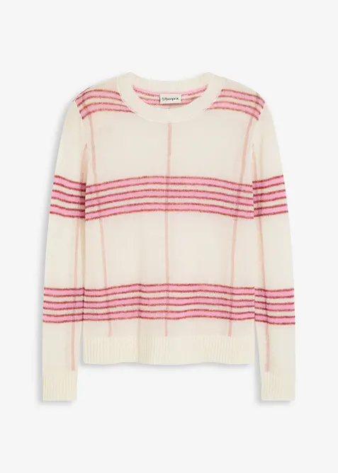 Locker gestrickter Pullover mit Woll- und Alpaka-Anteil, bonprix