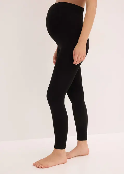 Thermo Schwangerschaft Fleece Leggings 140 DEN, bonprix