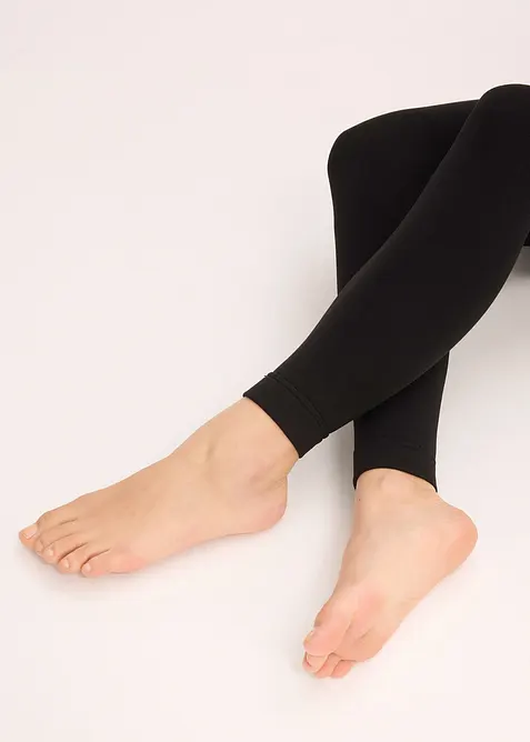Thermo Schwangerschaft Fleece Leggings 140 DEN, bonprix