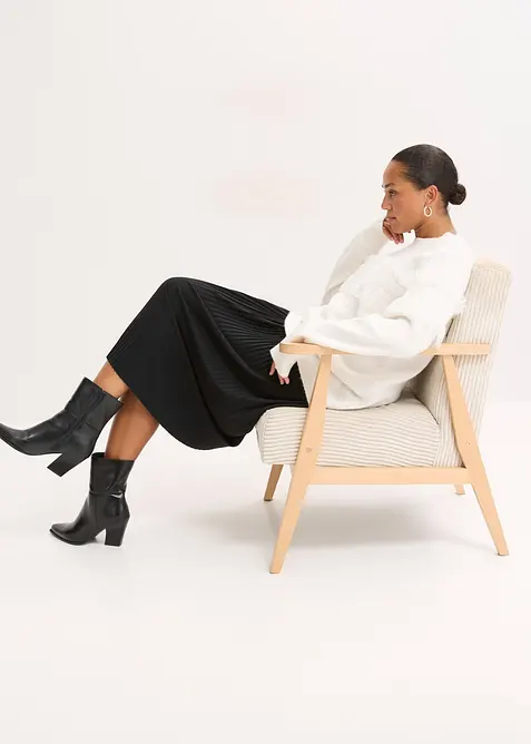 Pullover mit Volants, bonprix