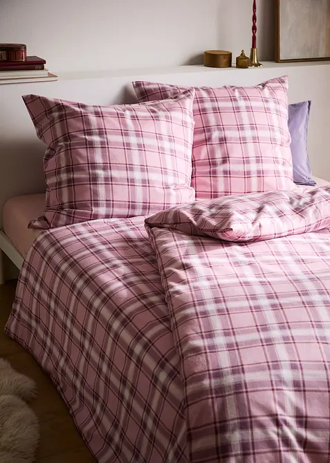 Bettw&auml;sche mit Karos, bonprix