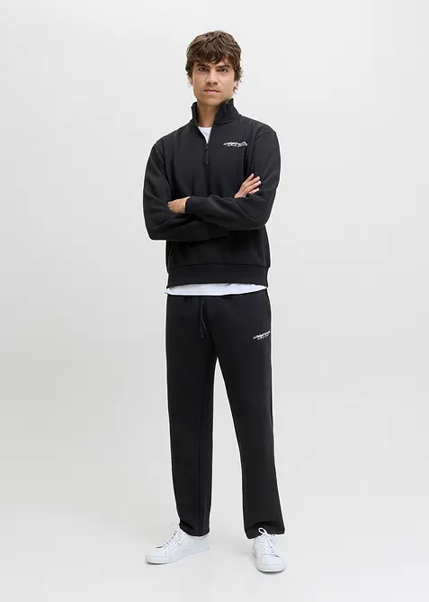 Sweat-shirt à col zippé JJ REBEL, J&J Rebel