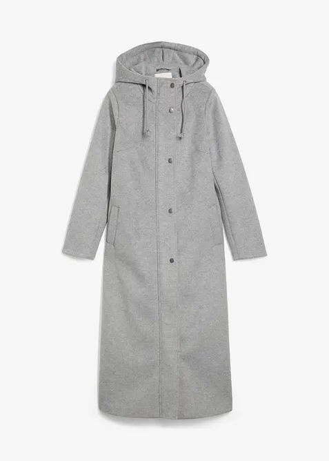 Mantel aus Wollimitat, Maxi-Länge, bonprix