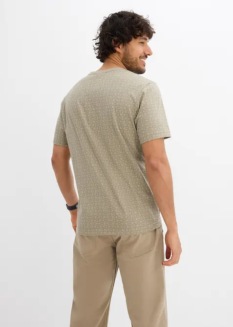 T-Shirt mit Minimalprint aus reiner Bio-Baumwolle, bonprix