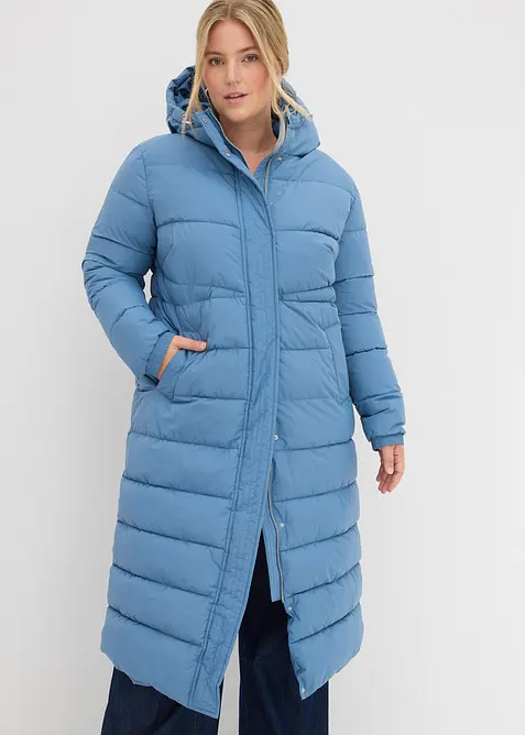 Doudoune longue &agrave; capuche, bonprix