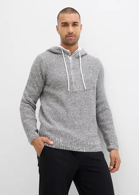 Pullover mit Kapuze, bonprix