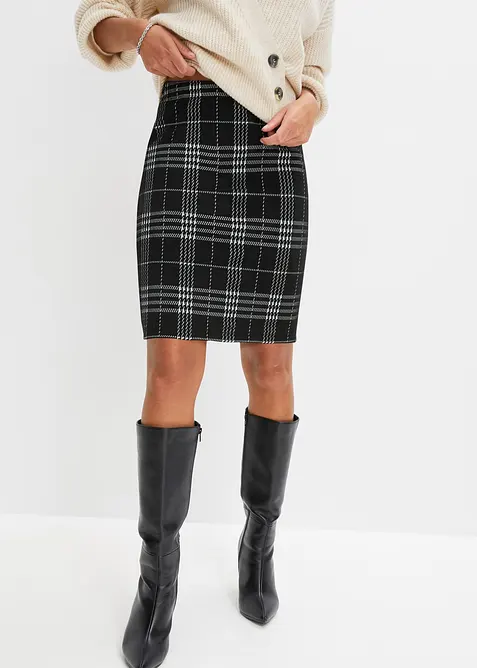Mini-jupe en tartan, bonprix
