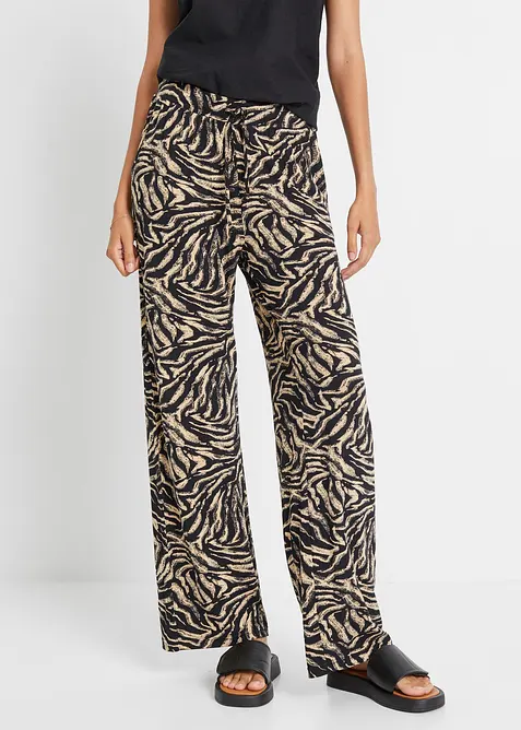 Jersey-Hose aus fließendem Viskose-Mix, bonprix