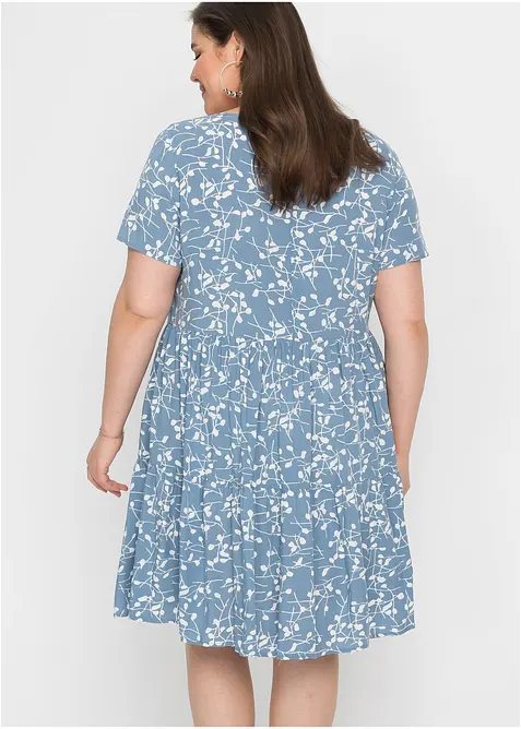 Minikleid aus fließender Viskose, bonprix