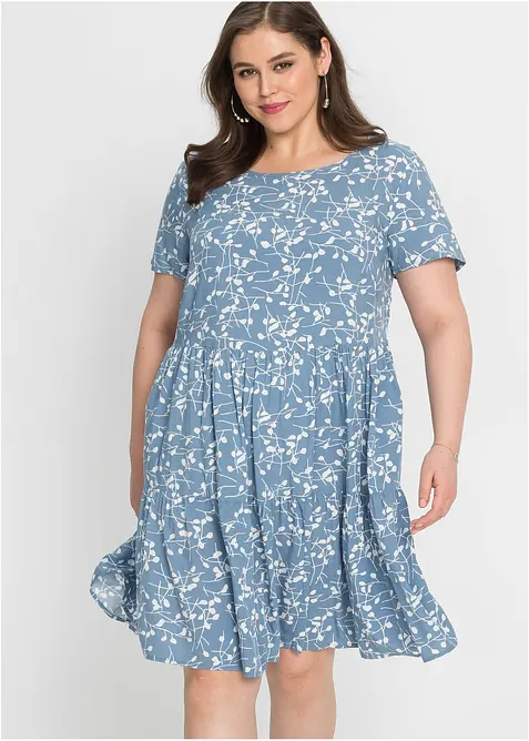 Minikleid aus fließender Viskose, bonprix