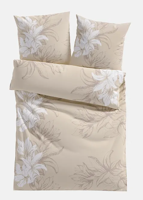Bettwäsche mit Blüten, bonprix