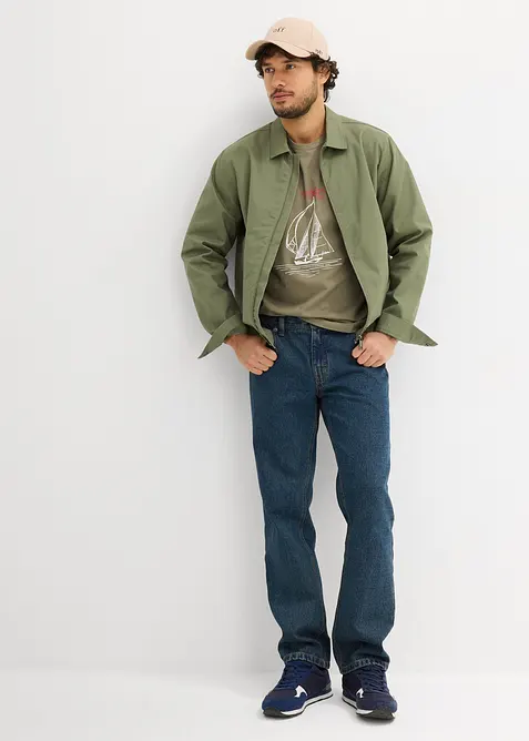 Lot de 2 T-shirts 100% coton, bonprix