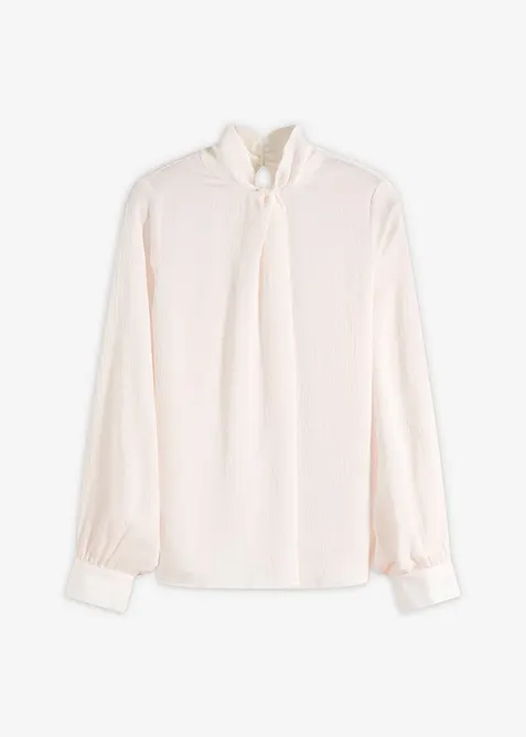 Blouse fluide en satin, bonprix