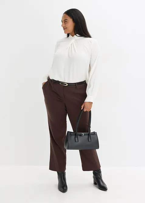 Pantalon de tailleur avec fentes, bonprix