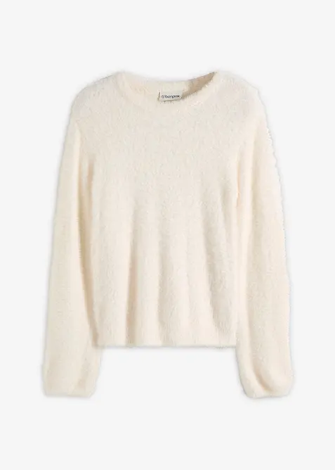 Pull aspect peluche, bonprix