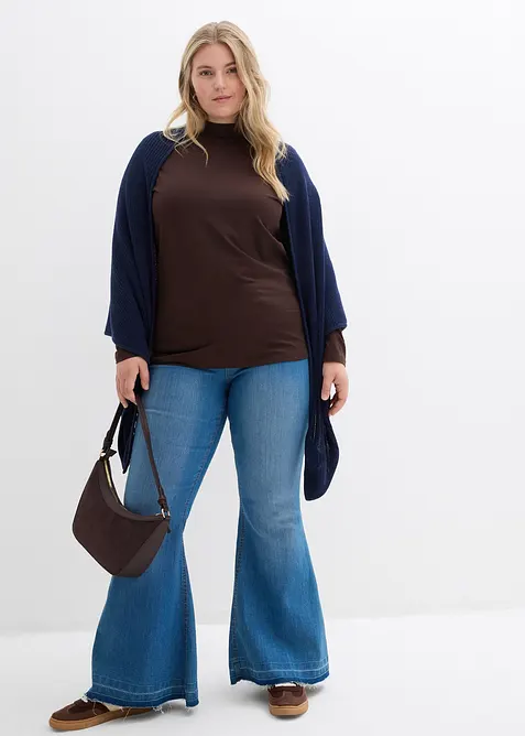 Figurbetontes Langarmshirt, bonprix