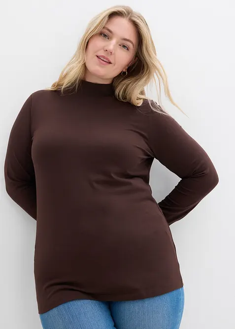 Figurbetontes Langarmshirt, bonprix