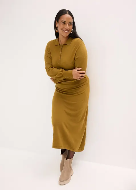 Robe pull douce en viscose majoritaire, bonprix