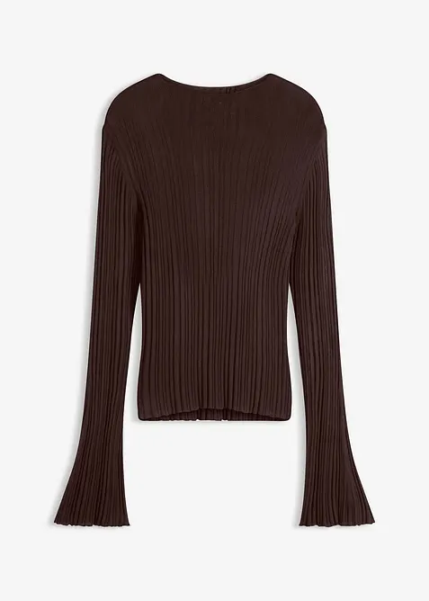 T-shirt en maille semi-transparent, bonprix