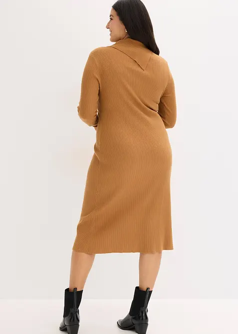 Strickkleid aus fließendem Viskose-Mix, bonprix