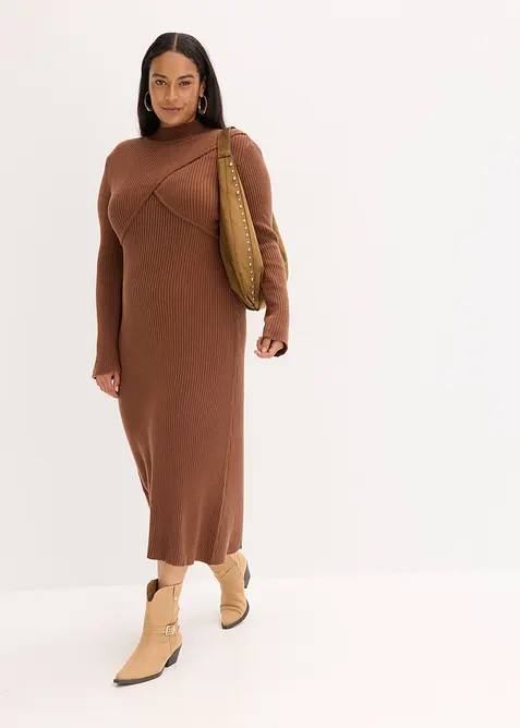 Robe en maille douce, viscose majoritaire, bonprix