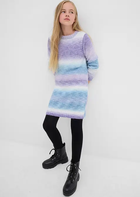 Robe en maille tie & dye, bonprix