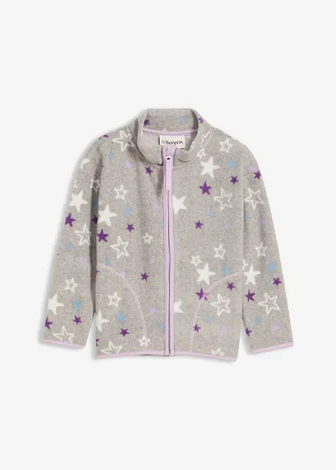 Veste polaire douillette à détails contrastants, bonprix