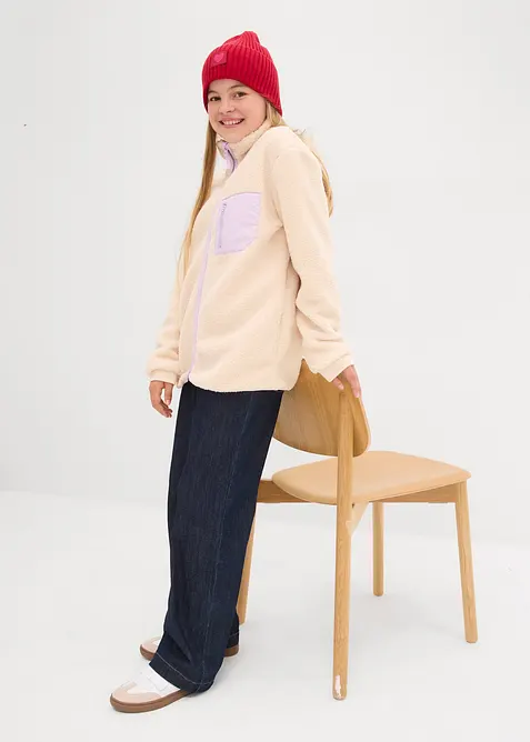 Teddy-Fleece Jacke, bonprix