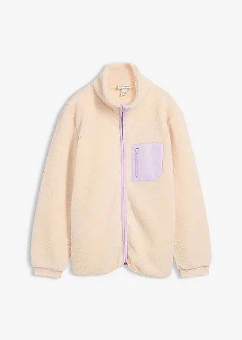 Teddy-Fleece Jacke, bonprix
