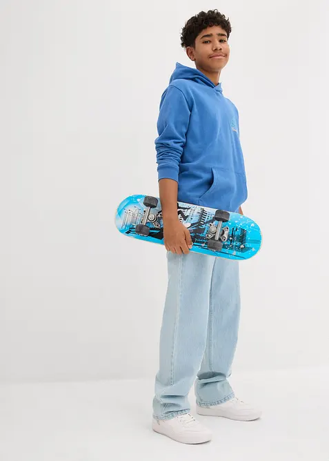 Hoodie mit Rückenprint aus reiner Bio-Baumwolle, bonprix